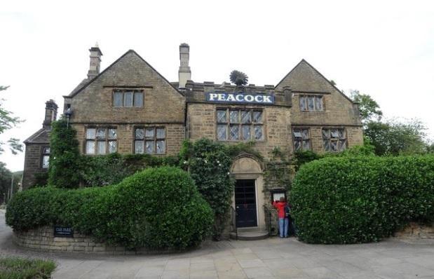 The Peacock is described in the guide as an elegant hotel restaurant where "lunch offers traditional dishes, while dinner is more adventurous."