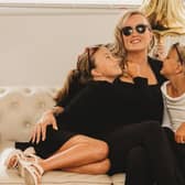 Michaela Cartledge who launched LLP Hair Design is pictured with her two daughters.  (Jane-Louise Photography UK)