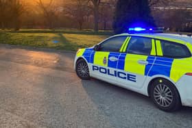 A police officer was bitten by a ‘violent’ offender while attending a domestic incident in north Derbyshire. Image: Derbyshire police.
