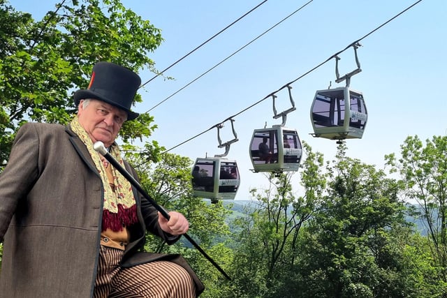 Board a cable car for the steep ascent to the Heights of Abraham, Matlock Bath where a Victorian Weekend will be held from May 4 to 8. Visitors can meet Victorian owner Benjamin Bryan  (played by living history actor David Oxley) and join his historical tours, sip tea with Mrs Brassington (played by Sheila Croft Young) and delve into the depths of the Great Rutland Cavern which was a working lead mine before it was transformed into a tourist attraction in the 1840s. Guests can engage in VIctorian games around the Prospect Tower and stroll through a period costume exhibition.