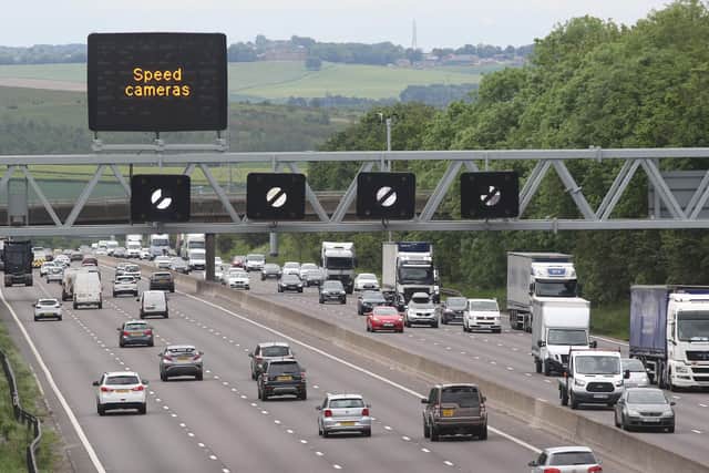 The M1 near Chesterfield is to remain a smart motorway.