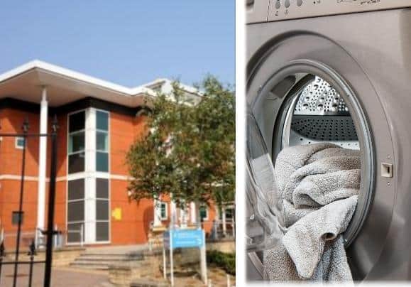 Chesterfield magistrates heard the scuffle broke out between John John Mather and Eleanor Bidmead over her late-night use of a tumble dryer