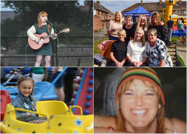 Images from Kenny Fest, which was held in memory of Hartlepool mum Nicola Kenny, bottom right.