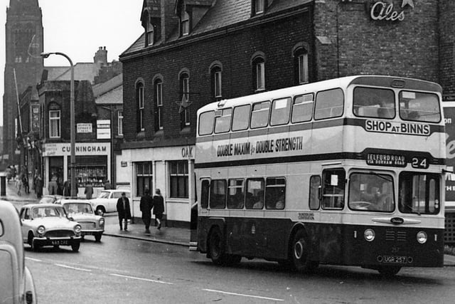 A bus on North Bridge Street in November 1962. Anyone for the number 24?