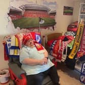 Shaun Gratton has donated most of his football-themed clothing to victims of the earthquake in Syria and Turkey.