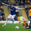 Former Spireites defender Andy Whing, pictured in action for Oxford United against Chesterfield, is now a National League manager. Picture: Getty.