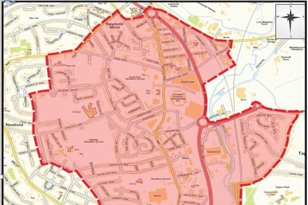 A dispersal order has been put in place in Chesterfield