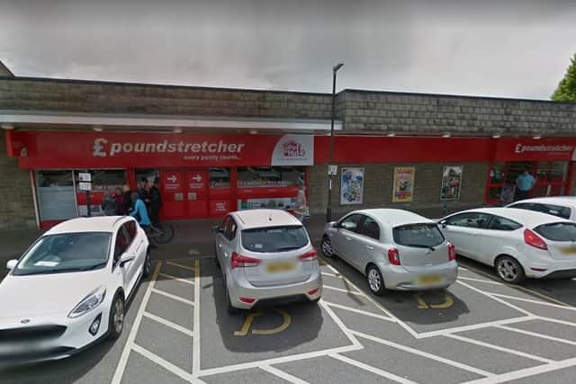 The Poundstretcher shop in Dronfield.