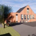 An artist's impression of how Heath Primary School will look after its rebuild.