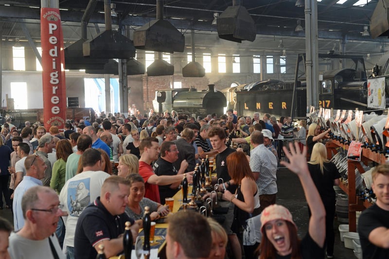 Thirsty punters made tracks for the plentiful supply of real ale at the festival in 2015. Were you among them?