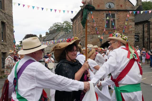 The group's regular witch Mary Rush grew up in Winster and took over the role from her father. (Photo: Winster Morris)