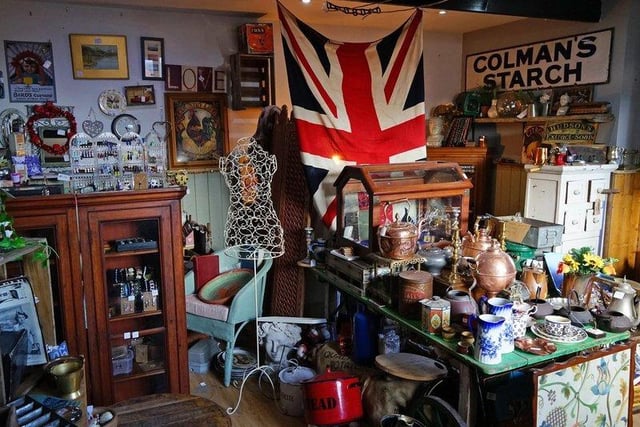 The Lucky Magpie Salvage on Hollis Lane, Chesterfield, was opened by Suzie Kujawinski in September 2021 and sells kitchenalia, enamel signs and garden furniture among its vast range of wares.