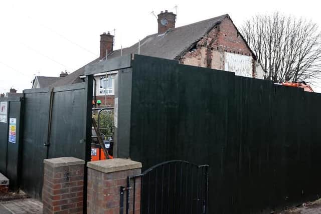 A house in Shiregreen where two boys were murdered by their parents has been demolished