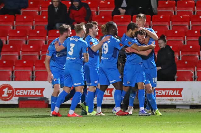 Chesterfield beat Salford City to book their place in the FA Cup third round.