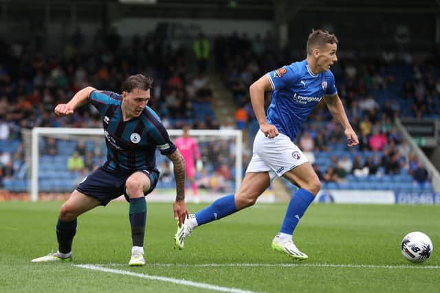 Jeff King is closing in on 100 appearances for Chesterfield.