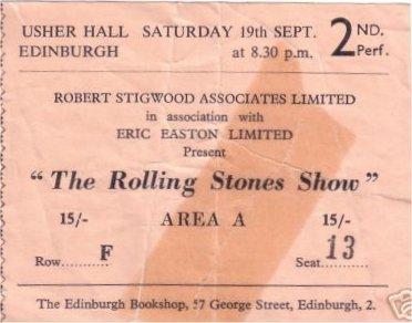The legendary rock band have played Edinburgh a total of seven times throughout their long and illustrious history, and their first was back on 19 September, 1964, at the Usher Hall.
With a line-up comprising of Mick Jagger, Keith Richards, Brian Jones, Bill Wyman and Charlie Watts, the Stones played two short sets for fans, performing  Not Fade Away, I Just Want To Make Love To You, Walking The Dog, If You Need Me, Around and Around, I'm A King Bee, I'm Alright and It's All Over Now.