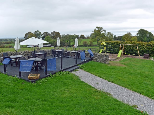 Craig said: “We have extensive grounds up here with great views over Chesterfield, along with a play area.”