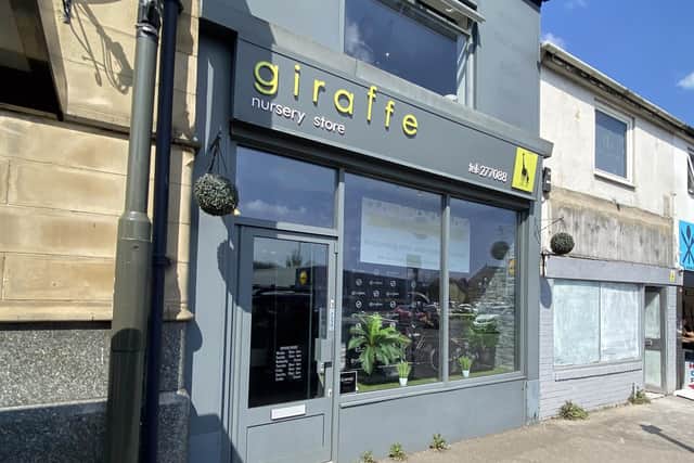 Giraffe Nursery Store on Chatsworth Road has closed, leaving many customers out of pocket. The premises have since been taken over by a new company, Giraffe Nursery Store Ltd.