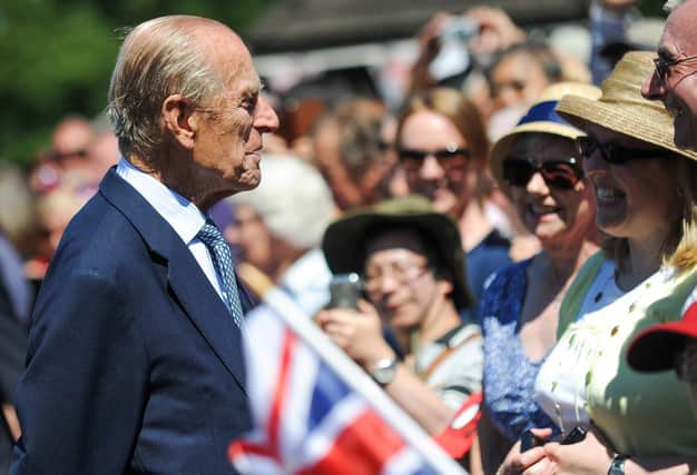 The Duke Of Edinburgh at Chatsworth House in 2014.