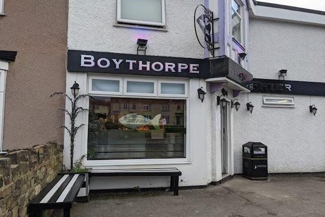 Boythorpe Fryer, 140 Boythorpe Road, Chesterfield, S40 2LR is recommended by Amanda Hancock.