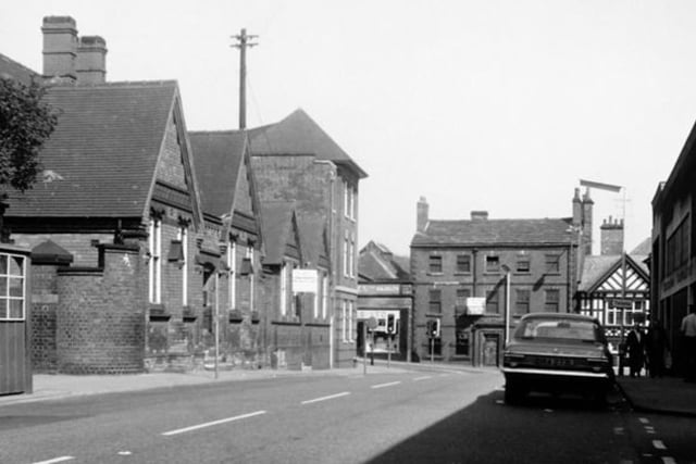 Another view of St James Hall in 1976. Opposite, the fomer bus station is visible