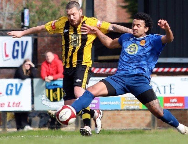 Belper Town were well beaten after a poor display. Pic: Mike Smith.