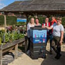 A group of gardeners from the North Wingfield Community Garden scheme receiving their Natracare comp