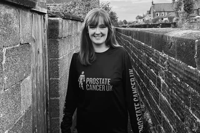 Phoebe Shaw is aiming to walk 11,000 steps a day throughout September to raise money for Prostate Cancer UK's vital research into life-saving treatments.