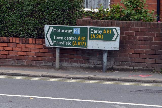 The A61 Derby Road is often heavily congested.