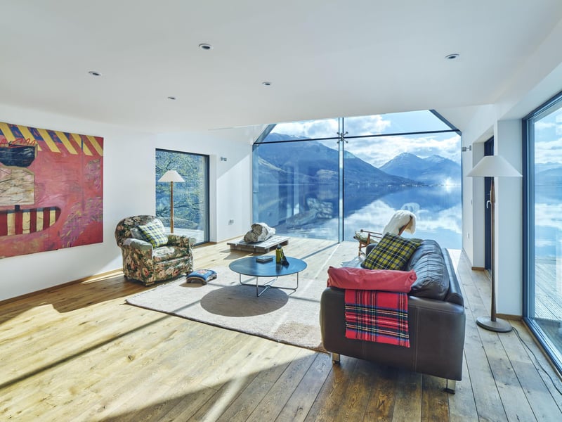 Light filled lounge