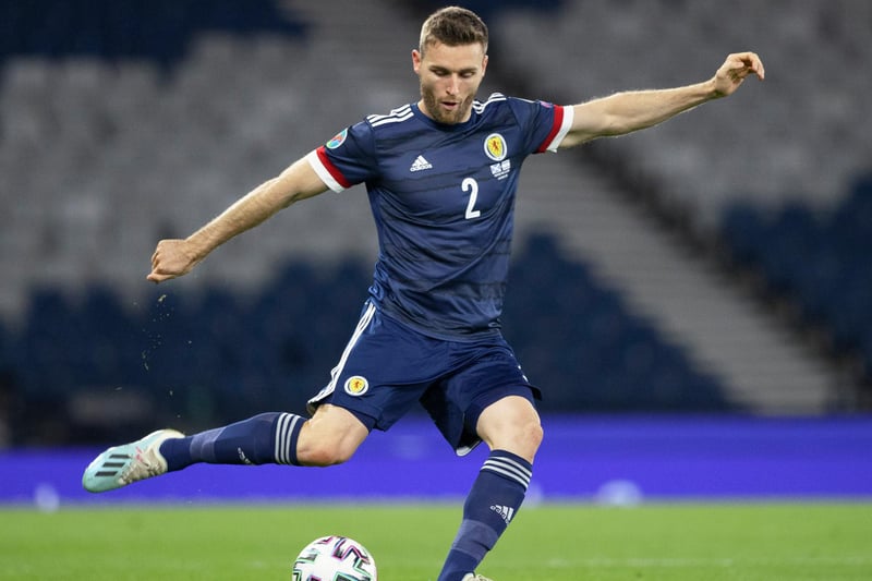Far too deep in first half and offered Scotland nothing in possession. Improved after the break, got forward more and made some good blocks at the back.