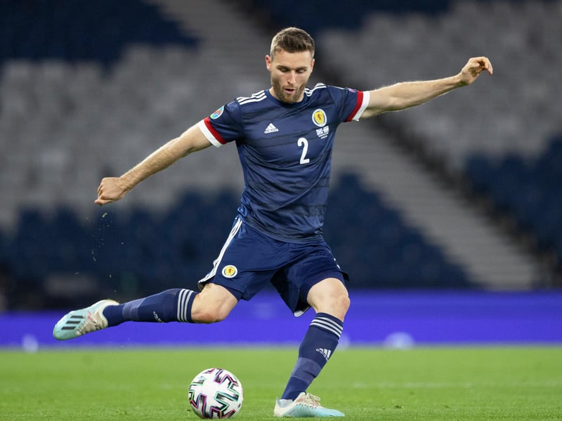 Far too deep in first half and offered Scotland nothing in possession. Improved after the break, got forward more and made some good blocks at the back.