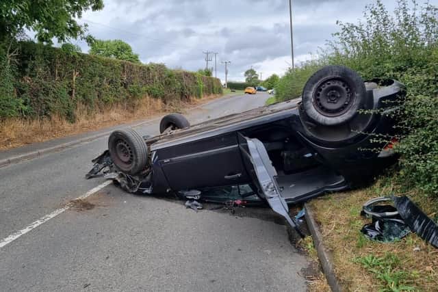 Young Derbyshire driver flips car in horror crash – just two days after ...