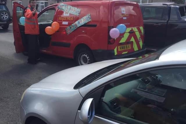 Royal Mail arrive with cards and gifts