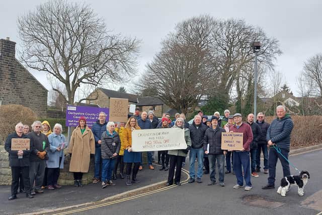 Members of Cavendish Road Action Group protesting the sale of the land earlier this year.  (Photo: Local Democracy Reporting Service)