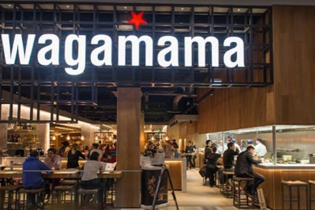 Wagamama received a food hygiene rating of five on March 27, 2023. Hygienic food handling: Very good. Cleanliness and condition of facilities and building: Good. Management of food safety: Very good.