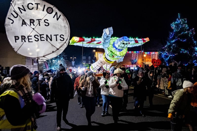 Lanterns celebrated the work of organisers Junction Arts who have organised the parade and workshops leading up to the popular event for 30 years.