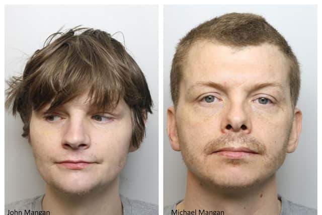 The Mangan brothers were sentenced earlier this month.