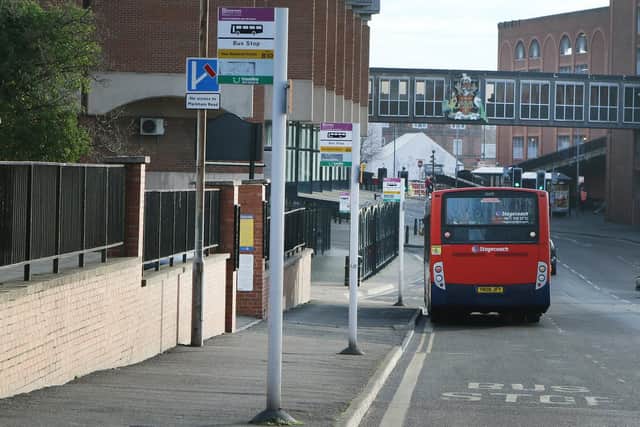 Services at Chesterfield bus station are cancelled due to a shortage of drivers.
