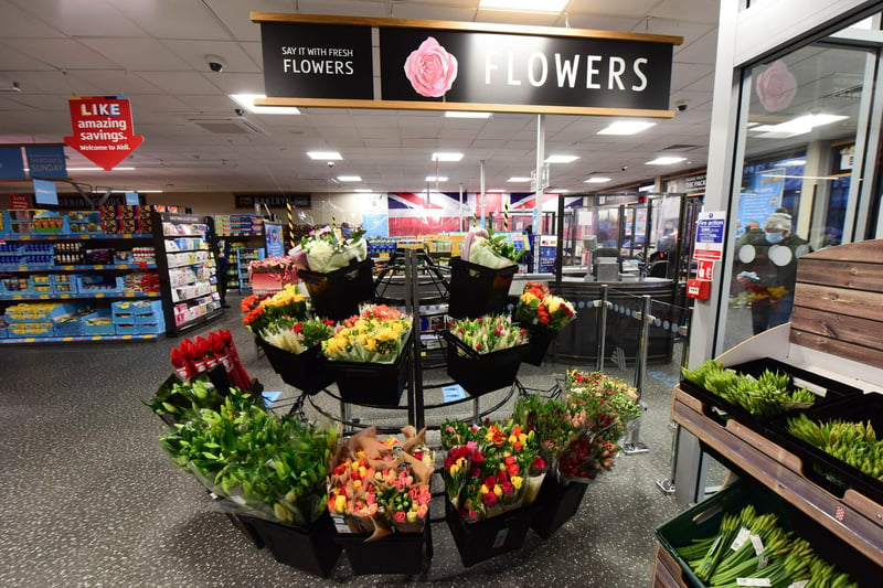 Plants and flowers at the refurbished Aldi store at Dunston Road, Hartlepool.

Photo: Kevin Brady