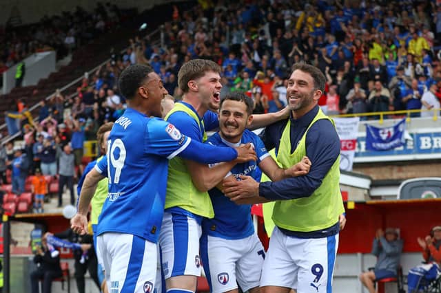 Chesterfield en route to the League Two play-offs last season