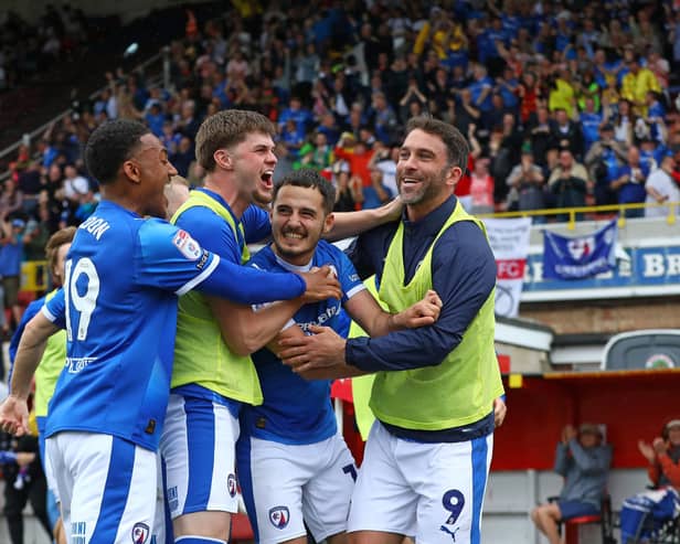 Chesterfield en route to the League Two play-offs last season