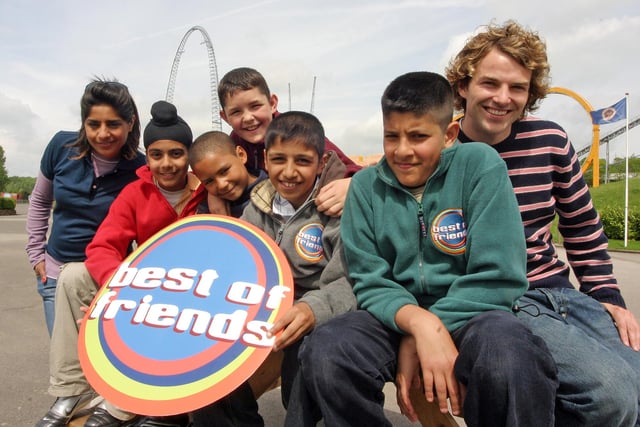 CBBC filmed a programme at the American Adventure called 'Best of Friends' 
Local kids took part in the show with presenters Michael Abasalom and Rani Khanijau
