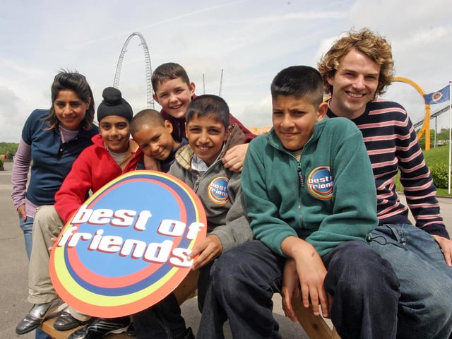 CBBC filmed a programme at the American Adventure called 'Best of Friends' 
Local kids took part in the show with presenters Michael Abasalom and Rani Khanijau
