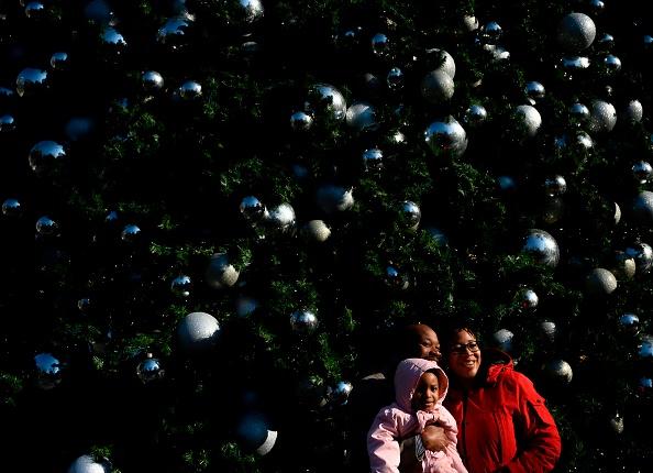 Real Christmas tree.