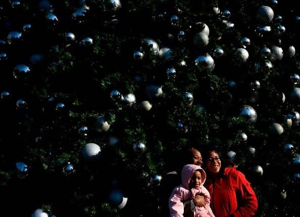 Real Christmas tree.
