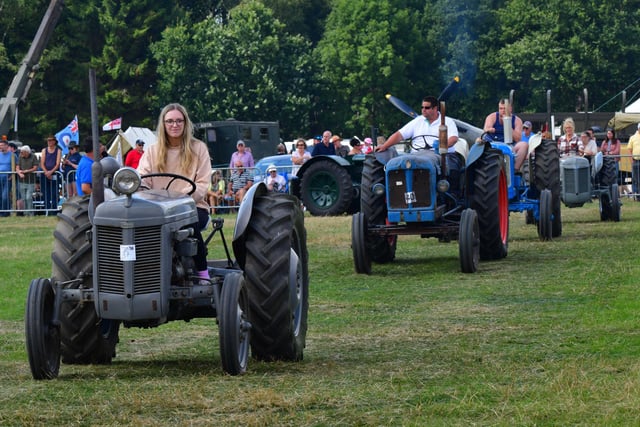 Plenty of vehicles for tractor enthusiasts to see at the rally.