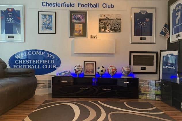 Robert Sheriff has a room dedicated to all things Spireites.