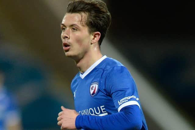 Jack Clarke sparkled in Chesterfield's win against Barnet on Saturday.