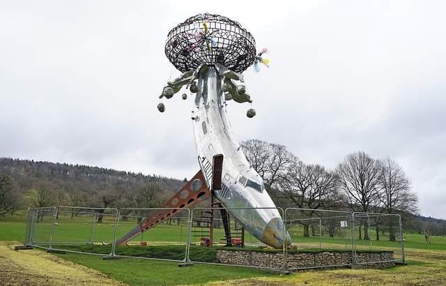 Check out dramatic creations such as Randy Polumbo's Lodestar in the British premiere of the Burning Man sculpture exhibition in the grounds of Chatsworth House. For more details go to www.chatsworth.org.
